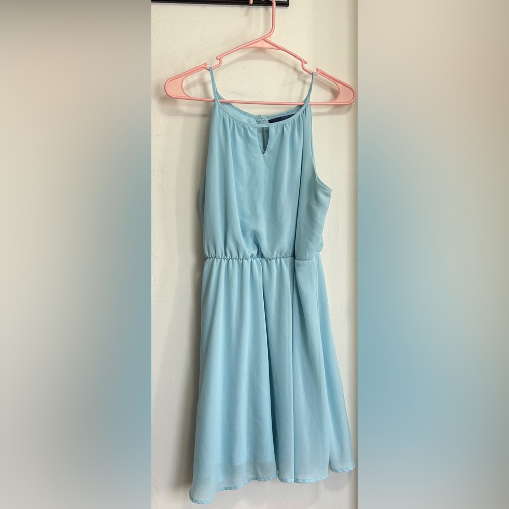 Blue Rain Light Blue Casual Dress